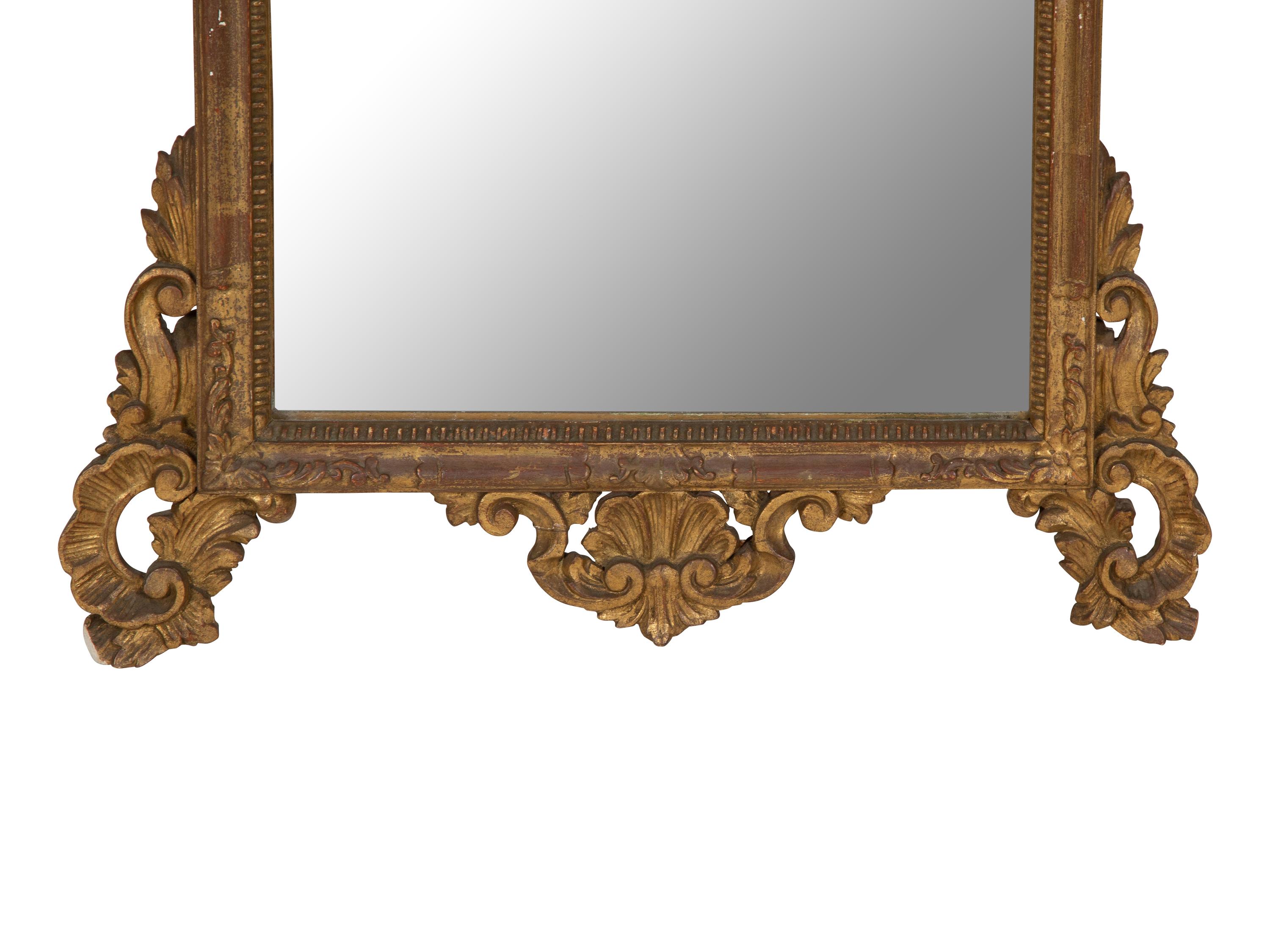 A Pair of Italian Giltwood Mirrors