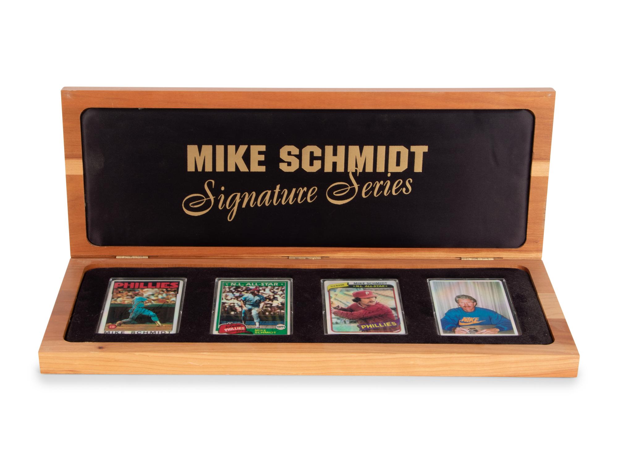 A Mike Schmidt Signature Series Set of Signed Autograph Baseball Cards,
