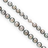 CULTURED GRAY PEARL NECKLACE
