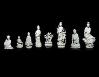 Eight Chinese Monochrome Glazed Porcelain Articles