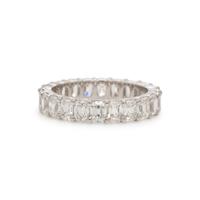 Diamond and White Gold Eternity Band