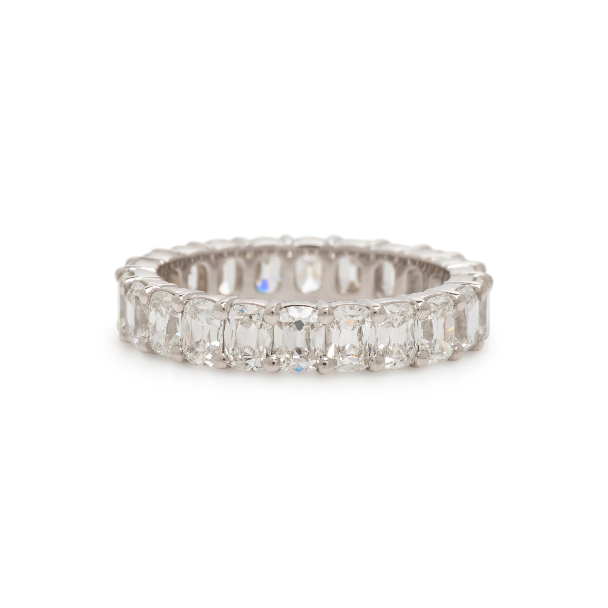 Diamond and White Gold Eternity Band