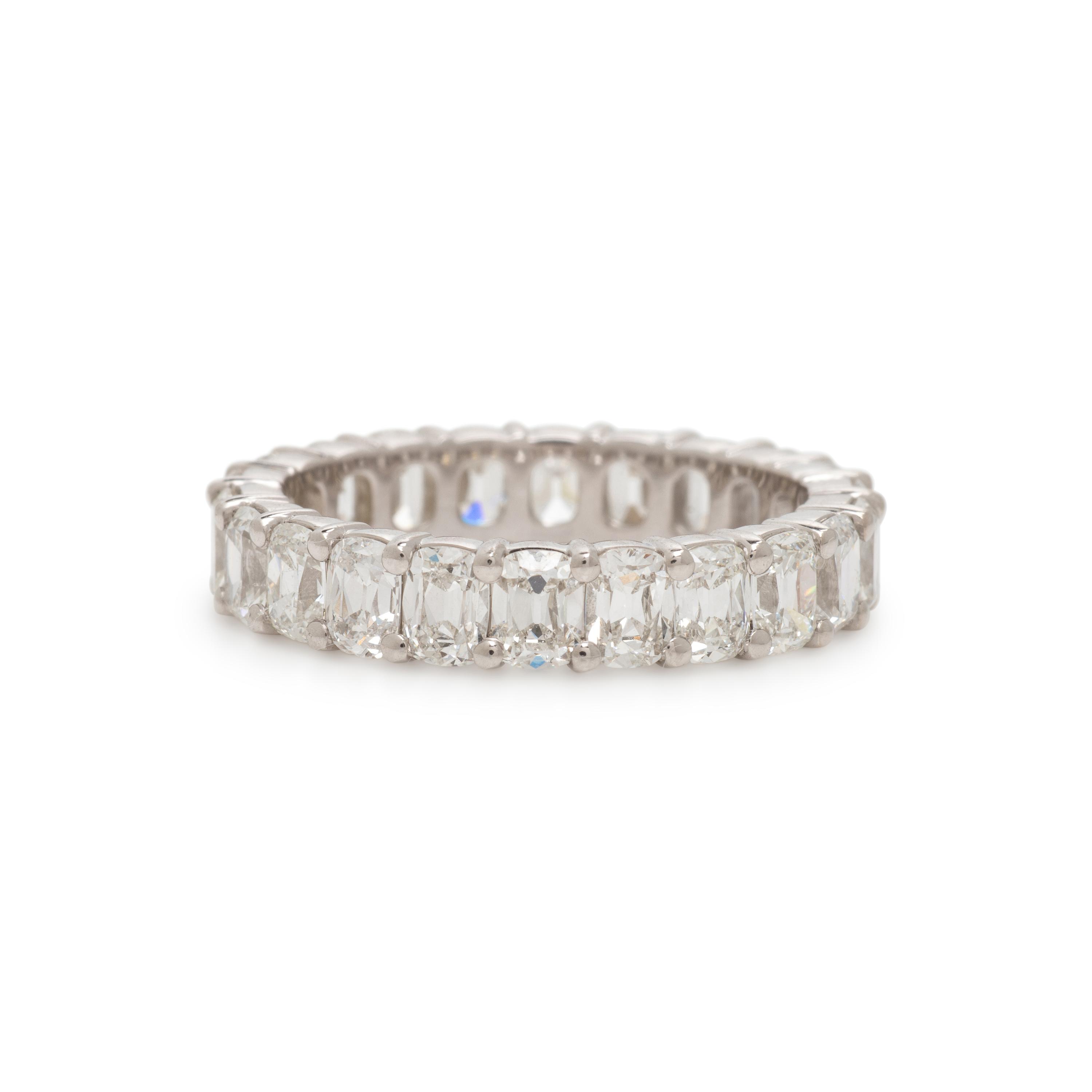 Diamond and White Gold Eternity Band