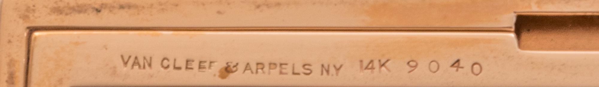 A French 14-Karat Gold, Diamond and Sapphire Compact
