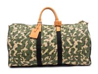 Louis Vuitton Limited Edition Keepall Bandoulière 55 in Monogramouflage Coated Canvas, Takashi Murakami, 2008