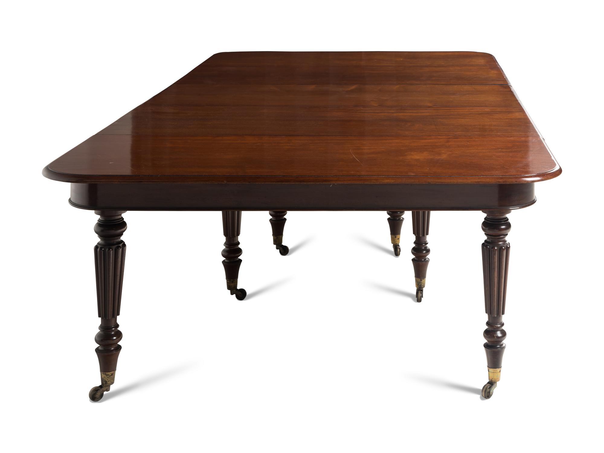 A George IV Mahogany Extending Dining Table