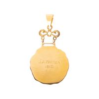 ANTIQUE, YELLOW GOLD MEDALLION PENDANT
