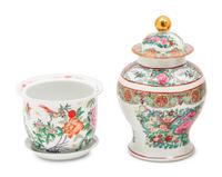 Three Pairs of Chinese Export Porcelain Style Decorative Articles