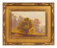 Old Oak, Pauma Valley and Morning Light (Two Paintings)