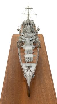 A Ship Model of the "USS Brooklyn" Height 12 x length of base 42 inches.