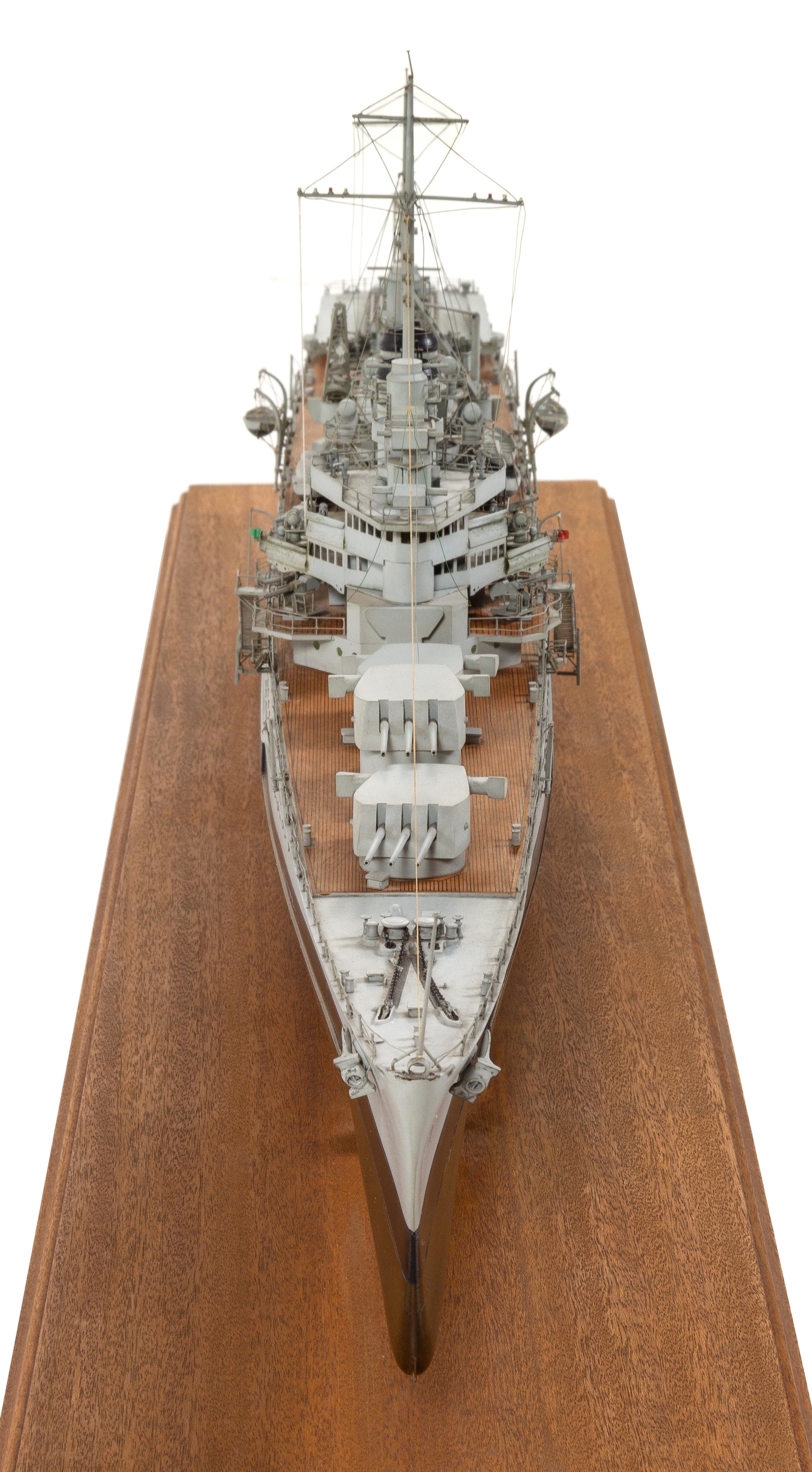 A Ship Model of the "USS Brooklyn" Height 12 x length of base 42 inches.