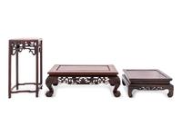 Three Chinese Hardwood Stands