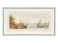 Three Views of Egypt (Thebes, Karnak, and Luxor) , 1893