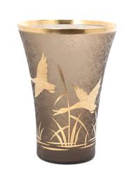 A Moser Type Glass Vase Height 11 inches. — 20TH CENTURY