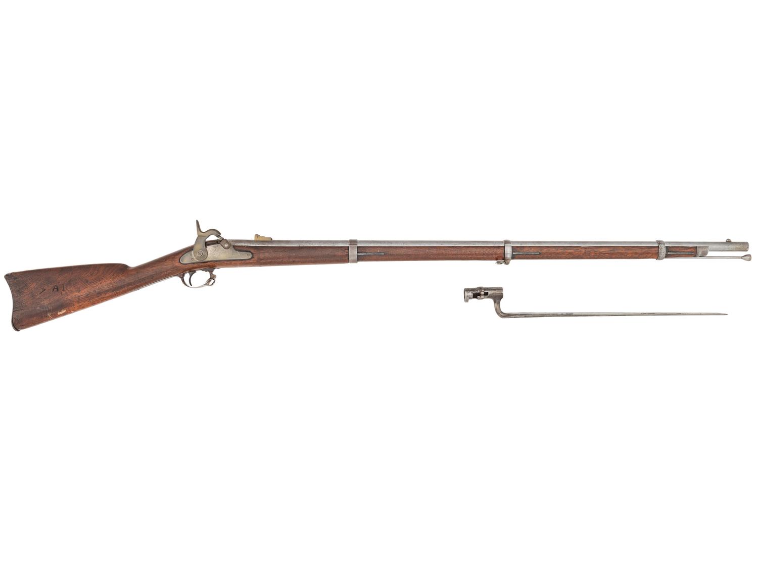 [CIVIL WAR]. Composite US Springfield 1861/1864 rifle musket with bayonet.