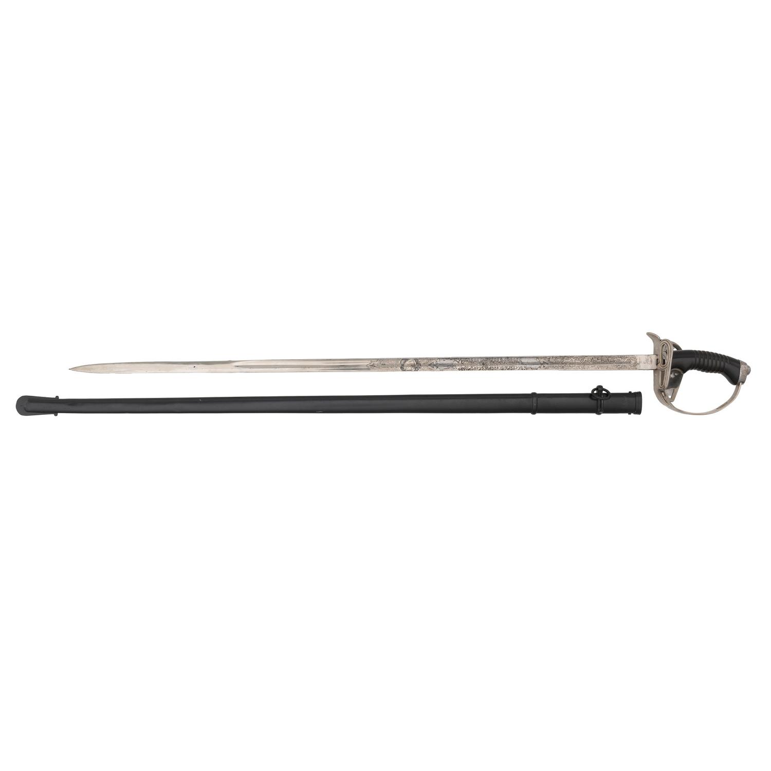 WWI-era German W.K.&C. M1889 Presentation Sword of the 3rd Royal Bavarian Chevau-Legers