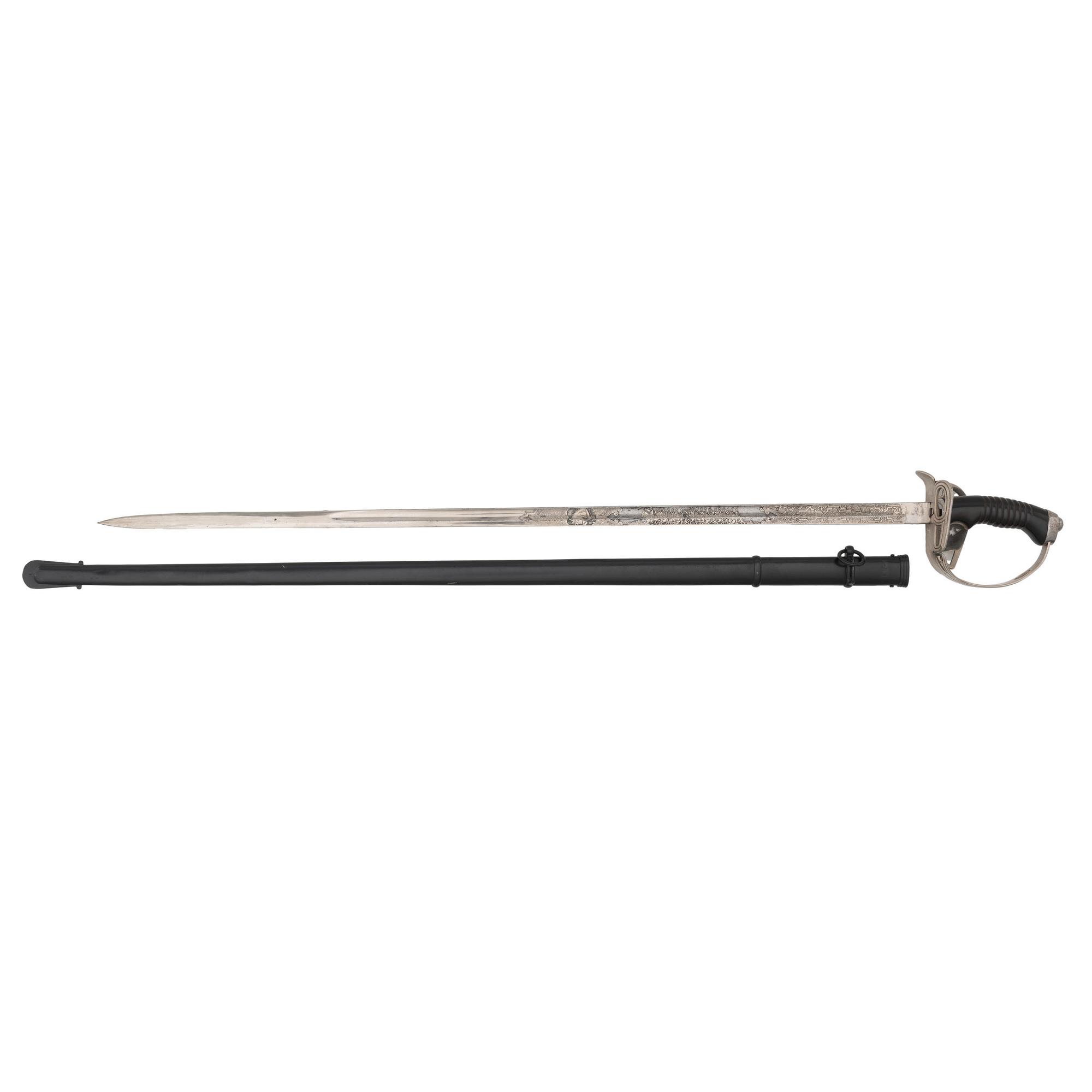 WWI-era German W.K.&C. M1889 Presentation Sword of the 3rd Royal Bavarian Chevau-Legers