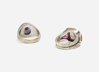 A Pair of Gem-Set Rings