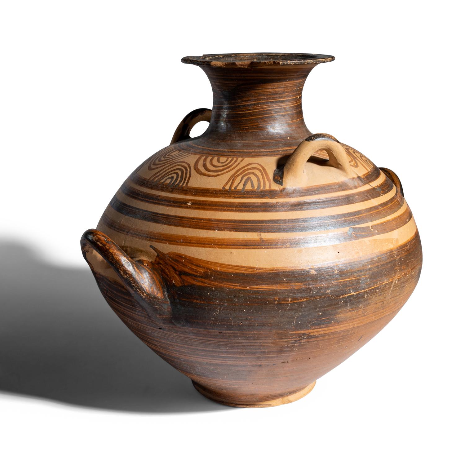 A Mycenaean Painted Terracotta Amphora