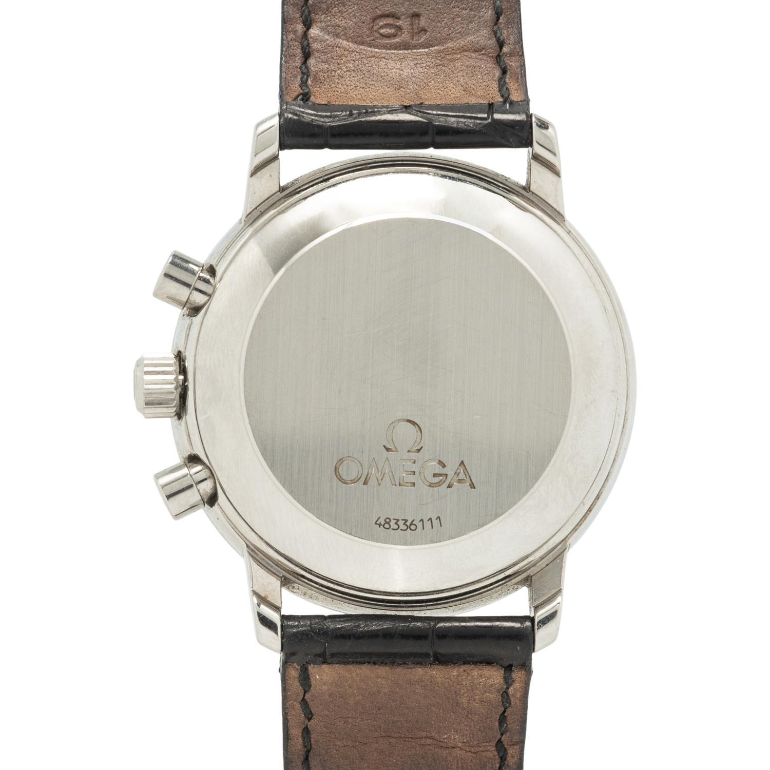 OMEGA, STAINLESS STEEL CHRONOGRAPH WATCH