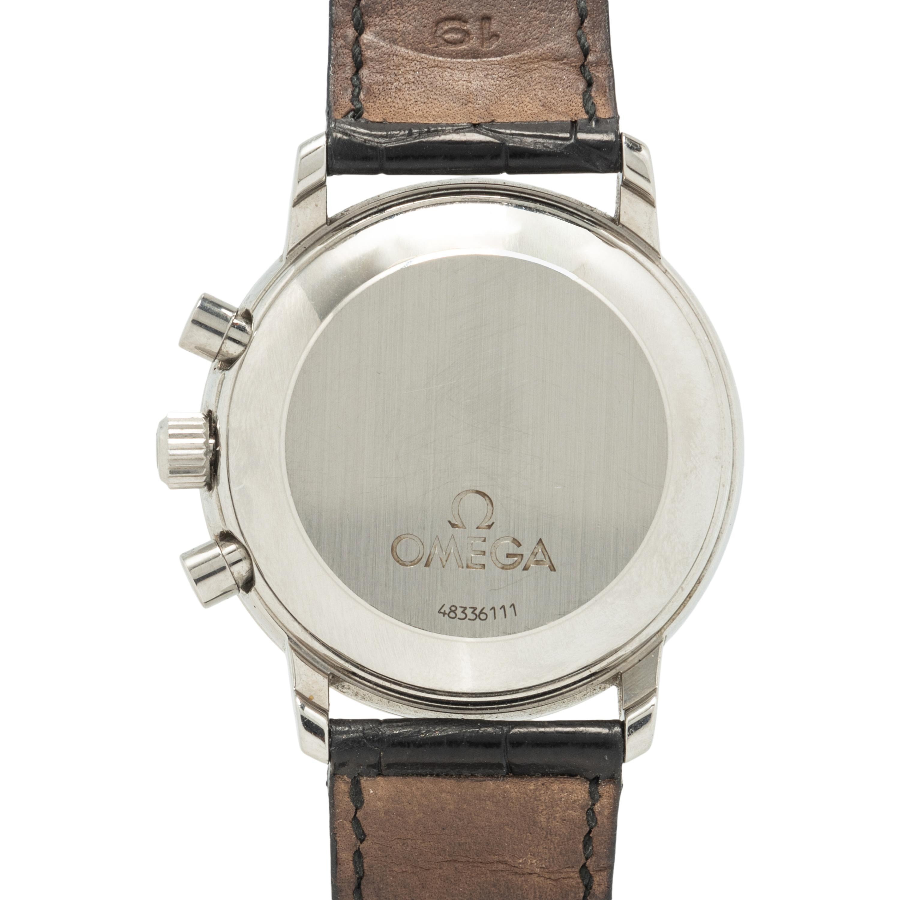 OMEGA, STAINLESS STEEL CHRONOGRAPH WATCH