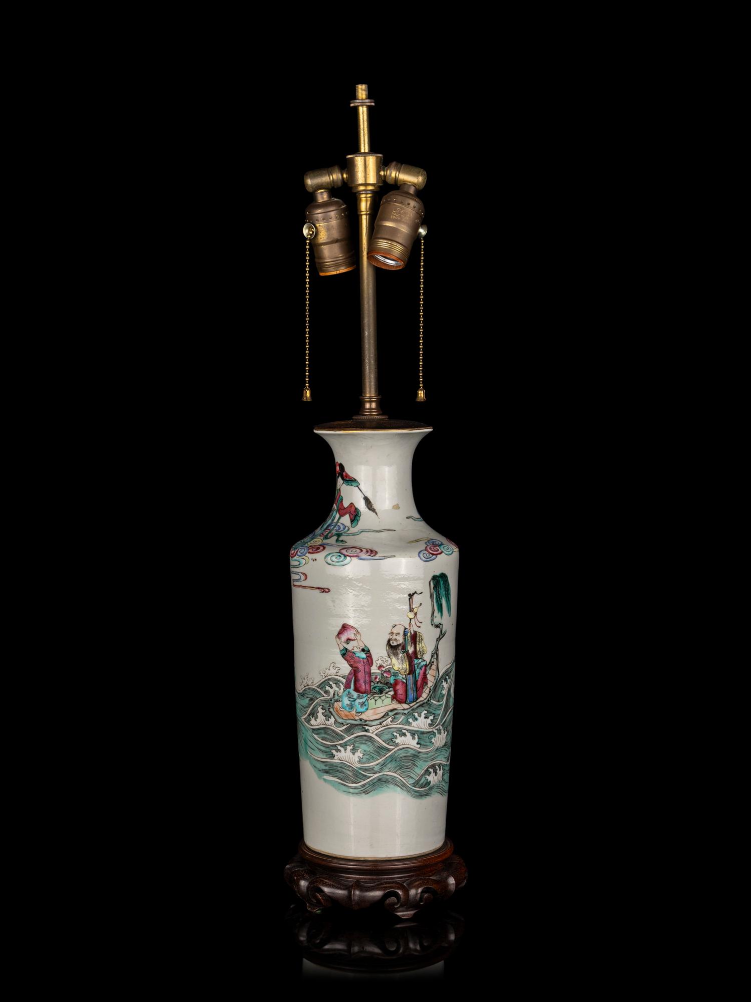 A Chinese Famille Rose Porcelain Vase
