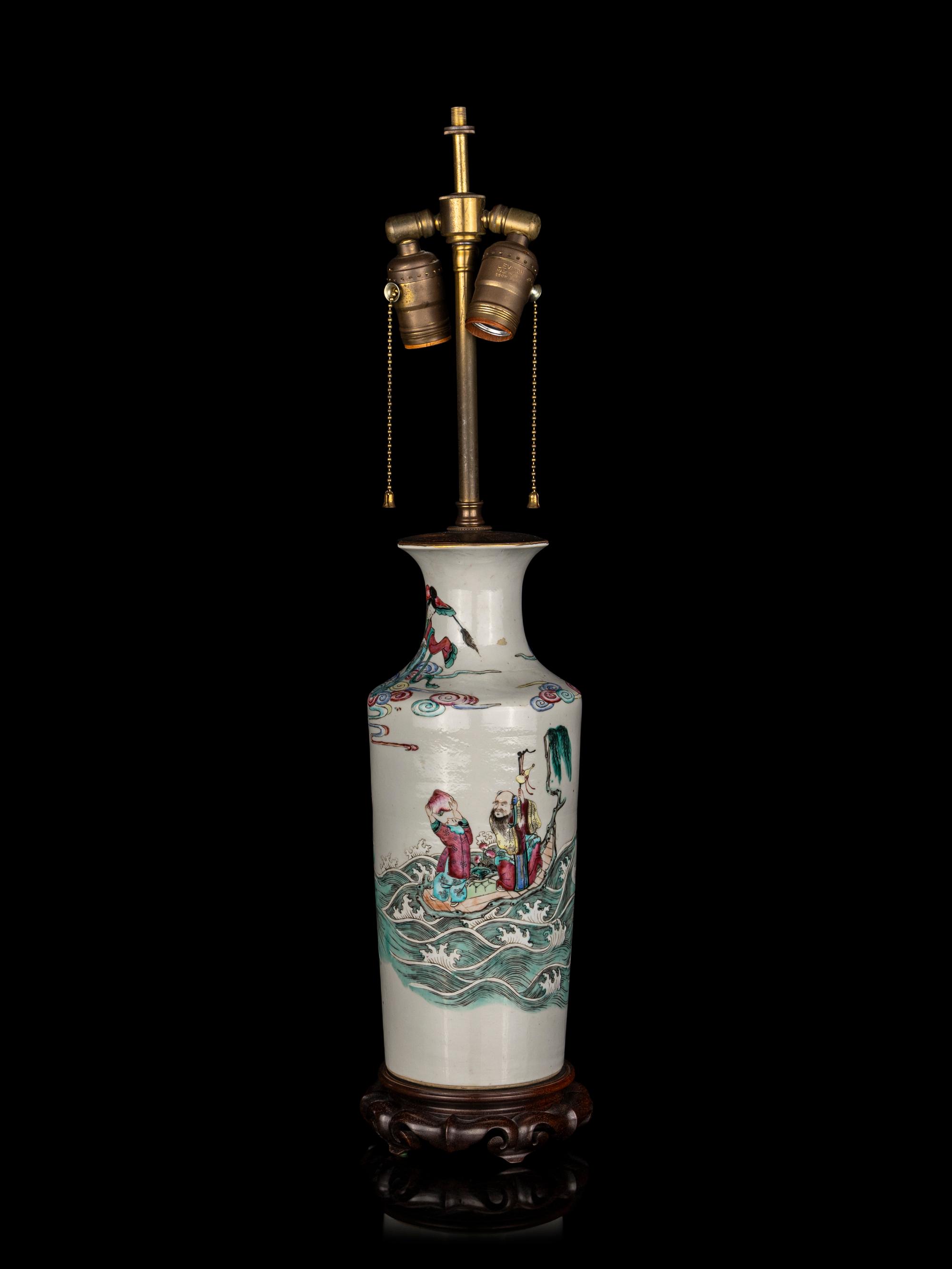 A Chinese Famille Rose Porcelain Vase