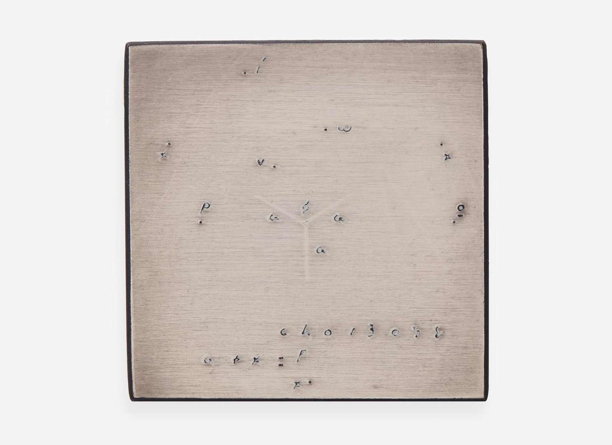 Thomas Chimes (American, 1921-2009) - a + x = P