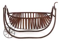 A Bentwood Field Cradle Height 30 x width 21 x depth 47 inches. — 19TH CENTURY