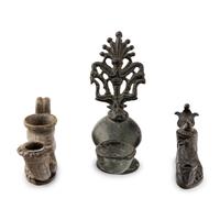 Three Grand Tour Oil Lamps