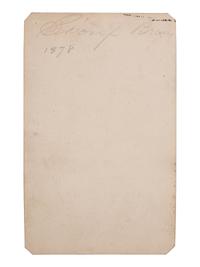 [NATIVE AMERICAN]. CDV studio portrait of a Sioux warrior. N.p.: n.p., [ca 1878].