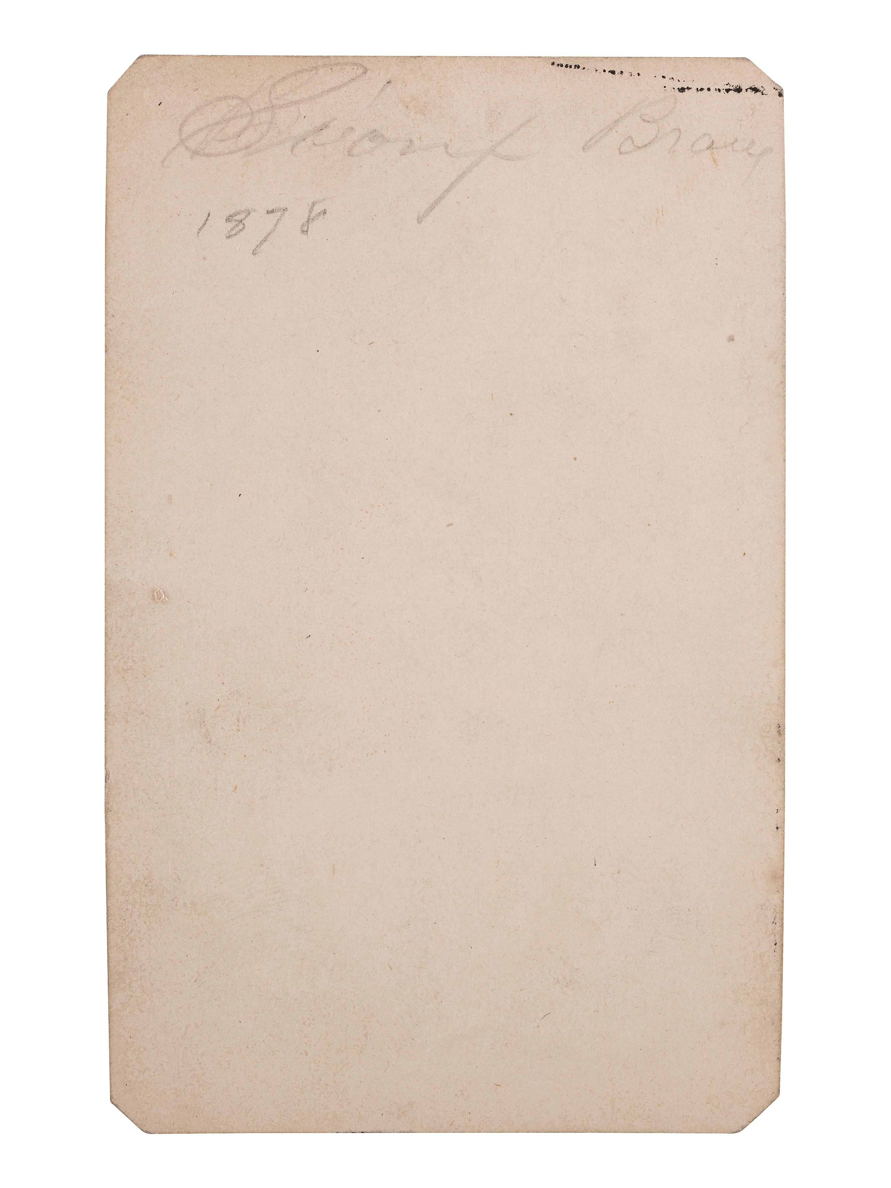 [NATIVE AMERICAN]. CDV studio portrait of a Sioux warrior. N.p.: n.p., [ca 1878].