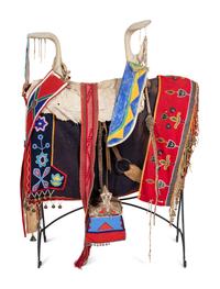 A Plateau Beaded Saddle