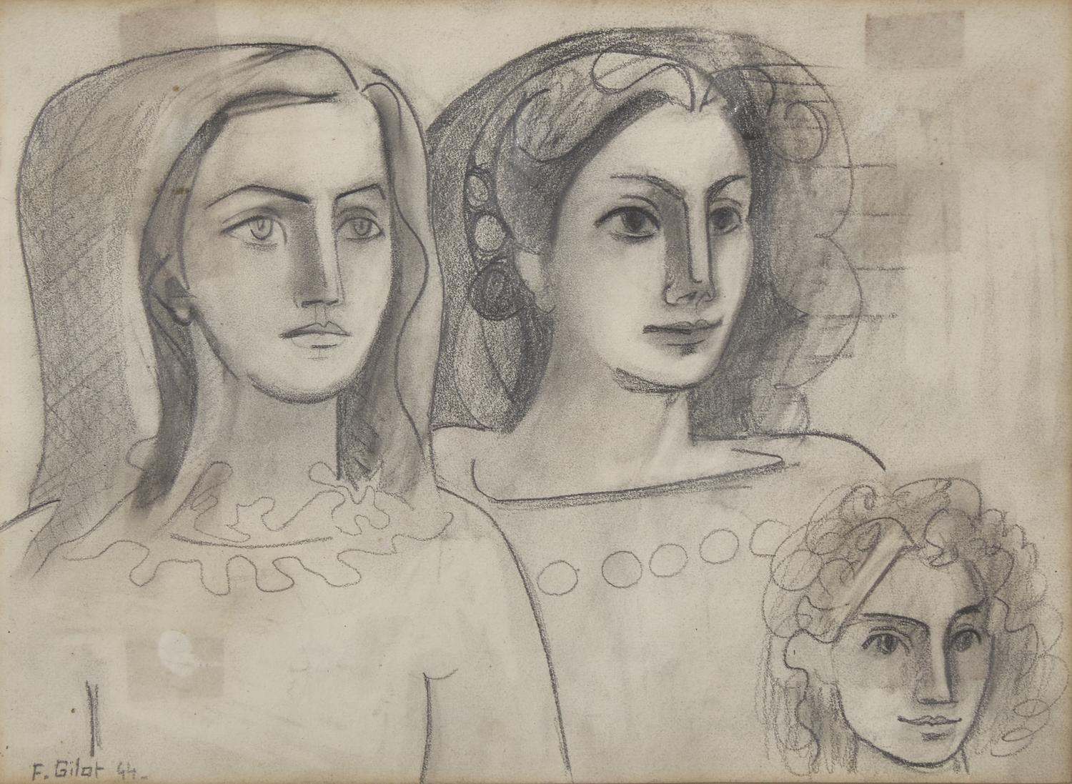 Françoise and Geneviève , 1944