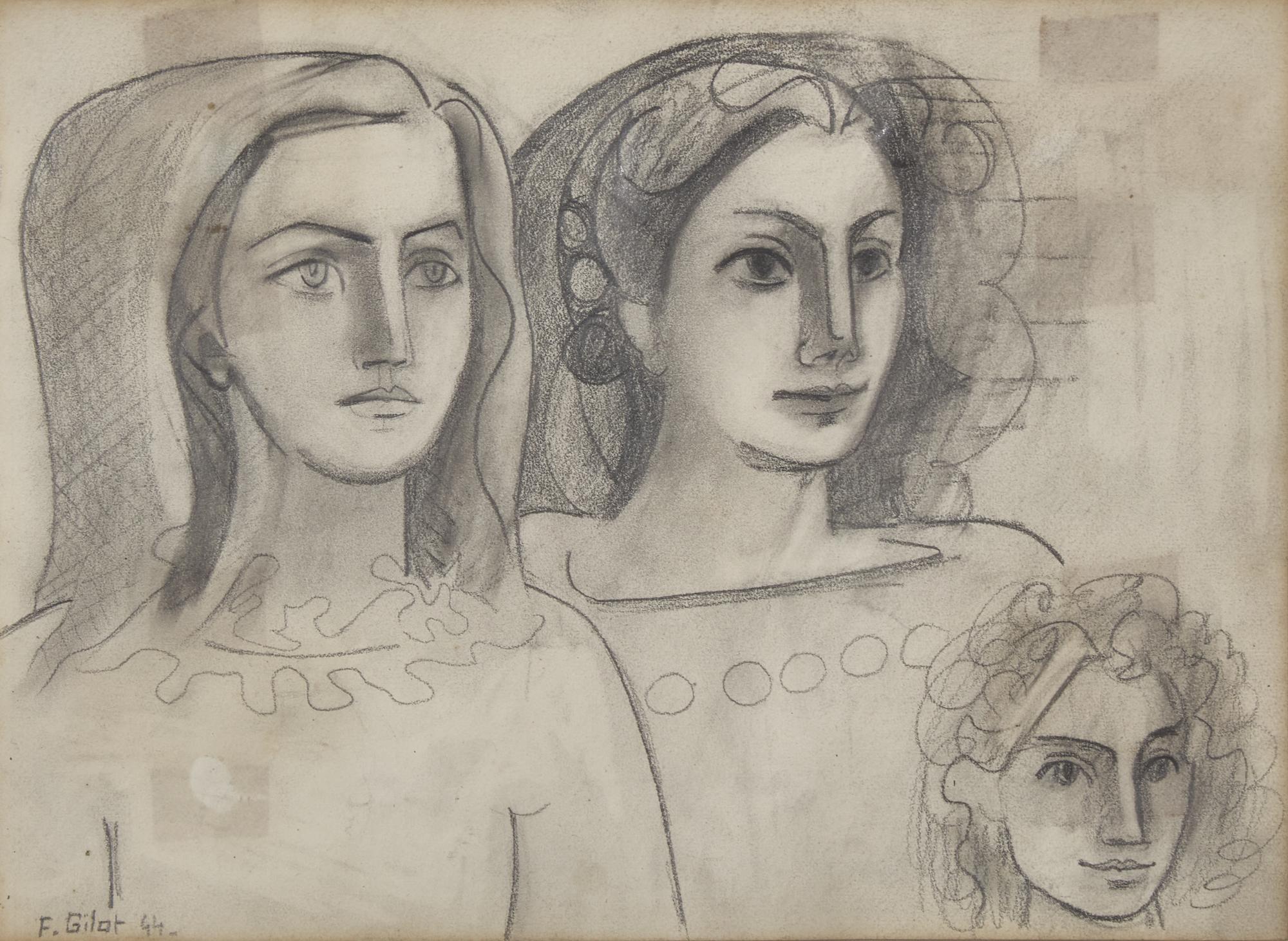 Françoise and Geneviève , 1944