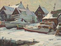 Aldro Thompson Hibbard (American, 1886-1972) - After the Blizzard