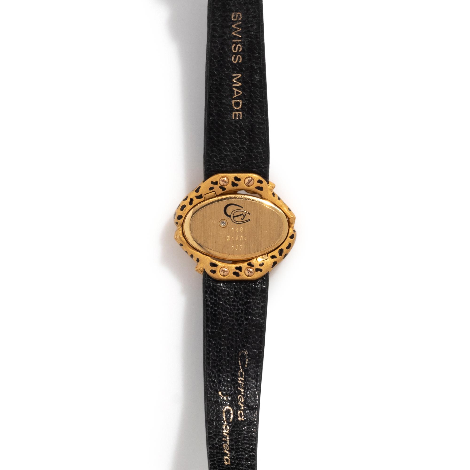 CARRERA Y CARRERA, 18K YELLOW GOLD PANTHER WATCH