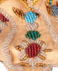 Haudenosaunee Beaded Whimseys, Stars and Hanging Flowers