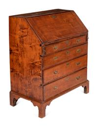 A Chippendale Slant Front Writing Desk