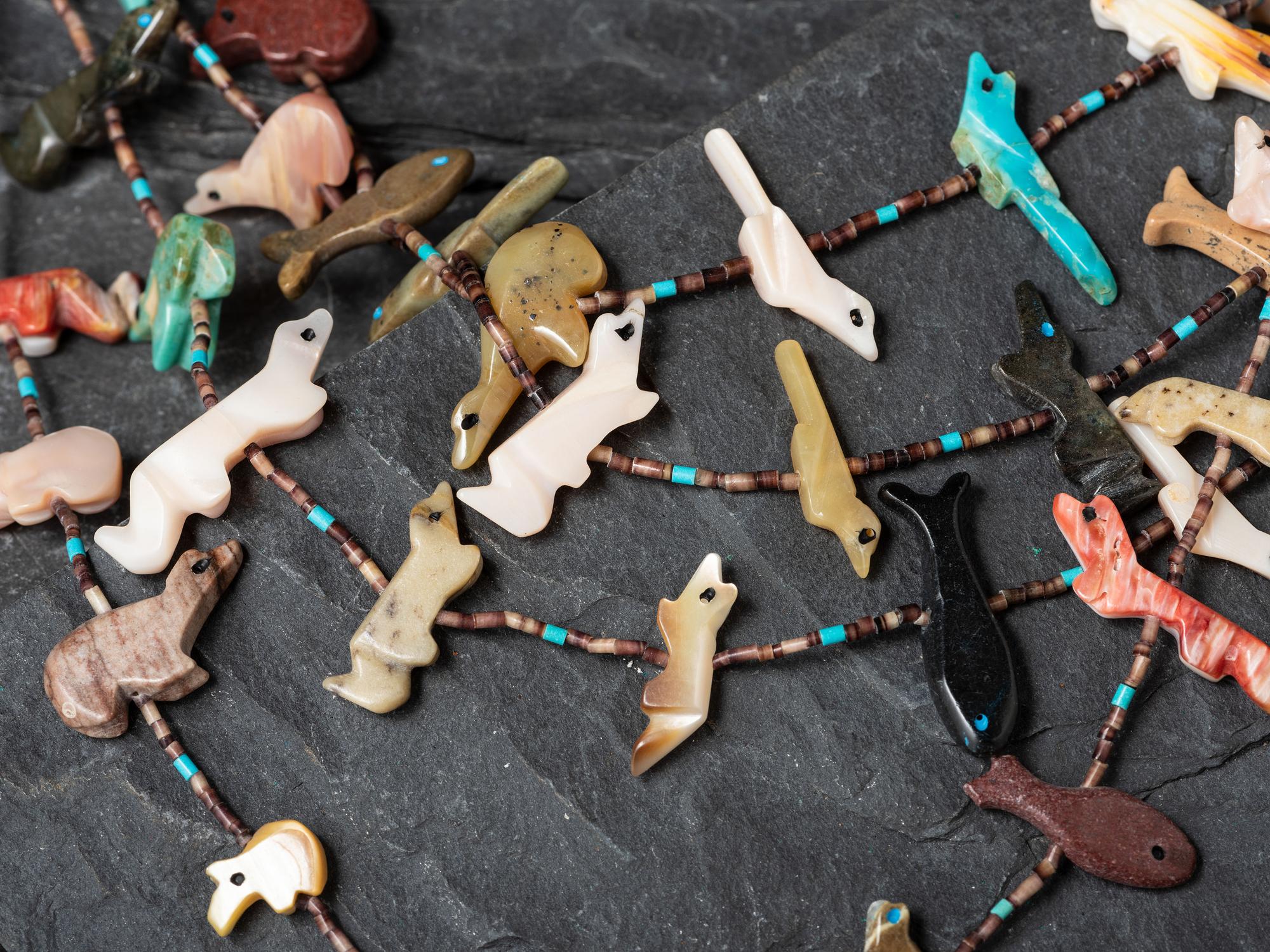 Pair of Zuni Fetish Necklaces