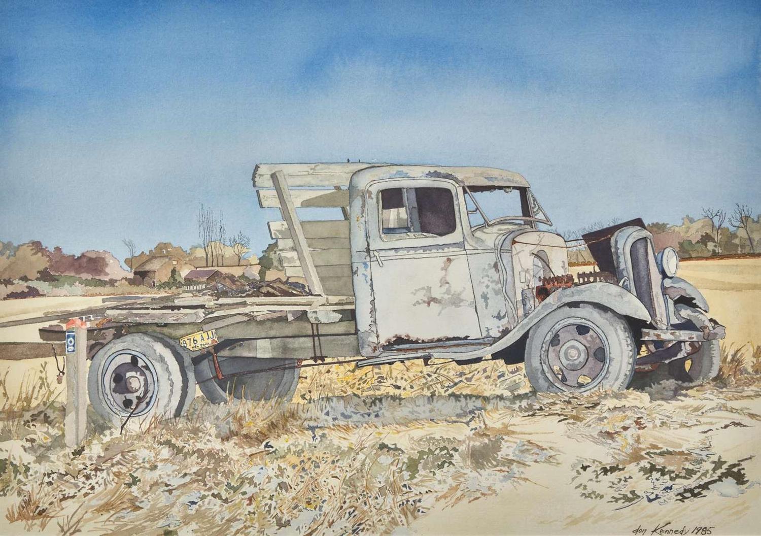 Donald Kennedy (American, 1937-2011) - A Former Love Discarded along the Road