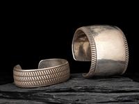 Pair of Sterling Silver Cuff Bracelets