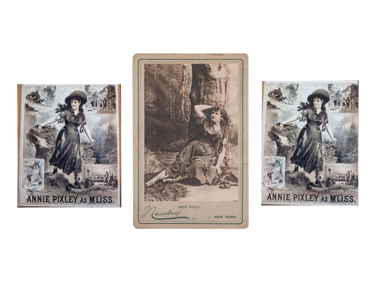 [ENTERTAINMENT]. A group of items related to Broadway actress Annie Pixley (1858-1893).