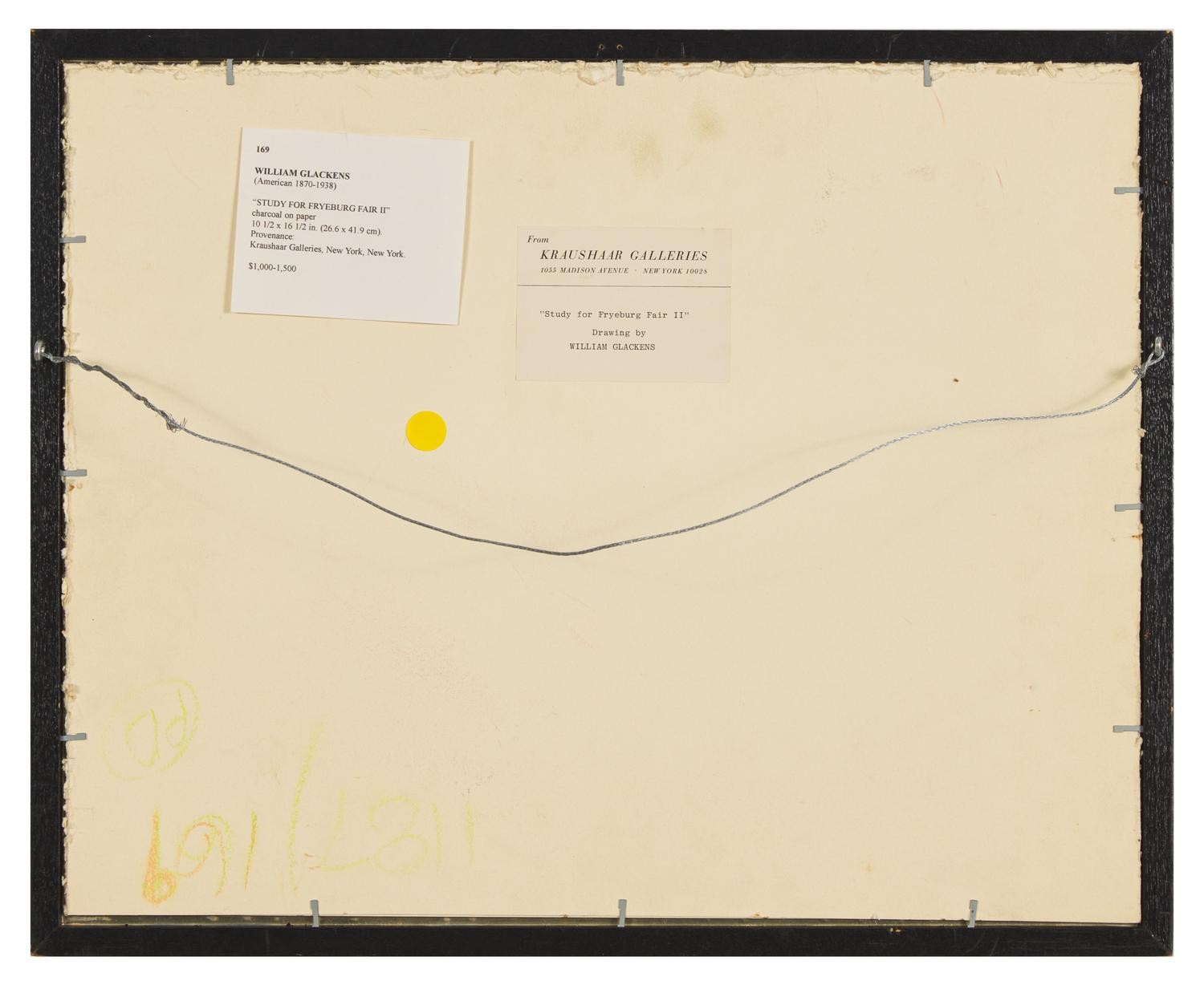 Study for Fryeburg Fair II; together with a companion (2)