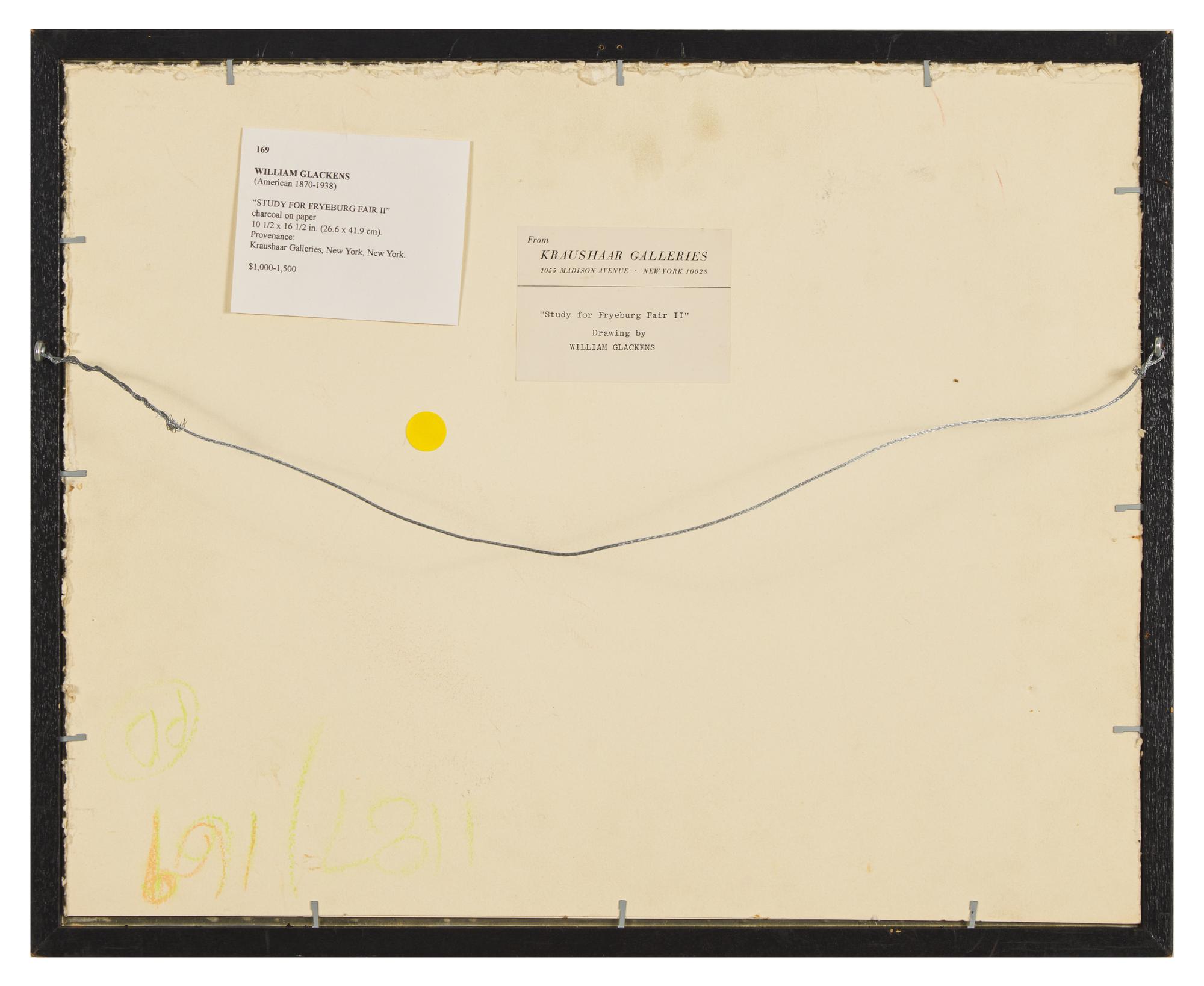 Study for Fryeburg Fair II; together with a companion (2)