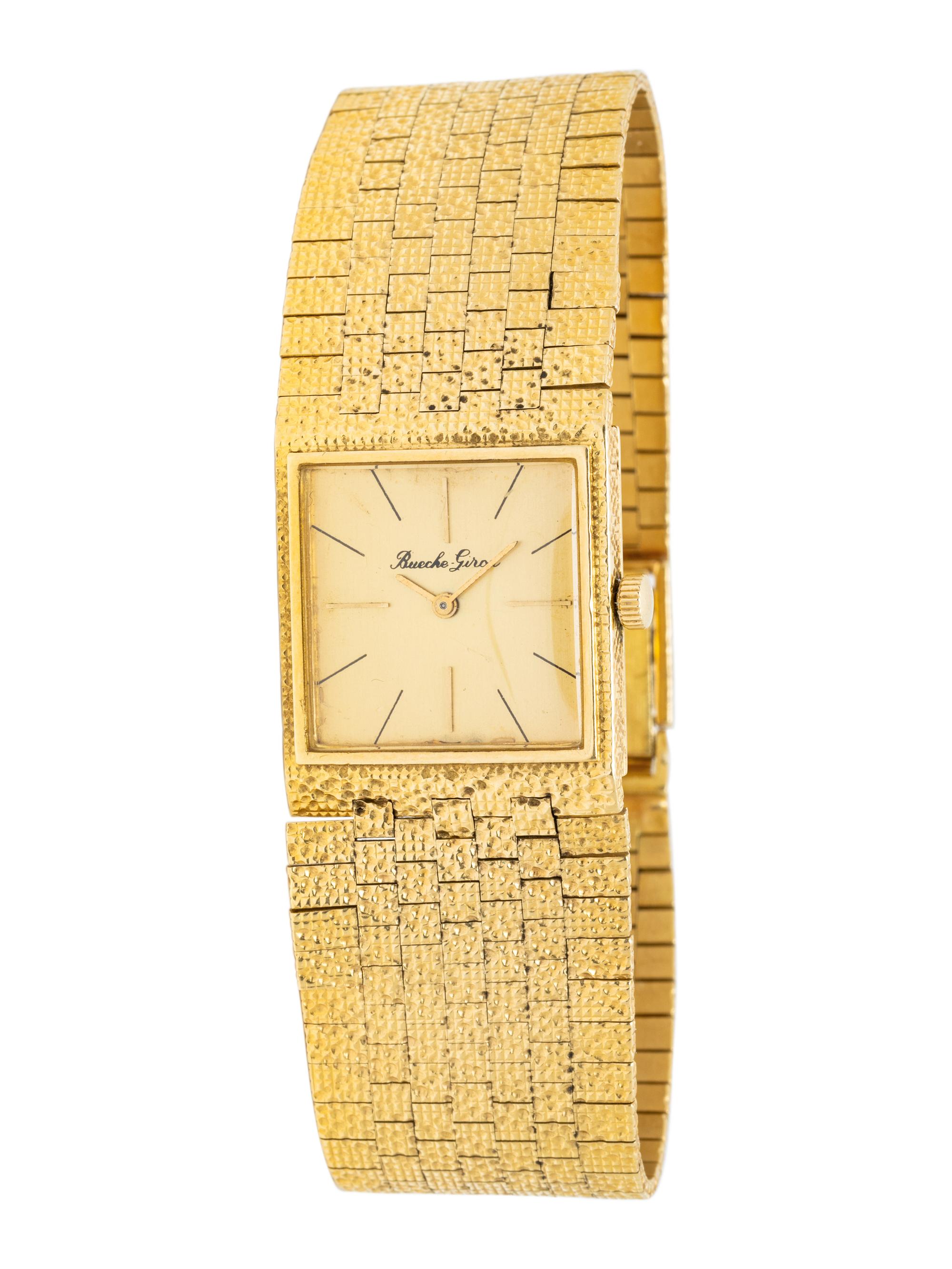 BUECHE GIROD, REF. 9920 18K YELLOW GOLD WATCH