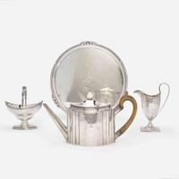 A group of four George III sterling silver tablewares Various makers, London, dates ranging 1793-1815