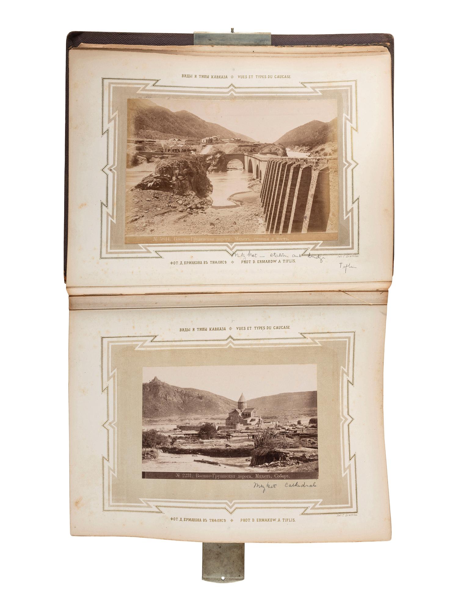 [EARLY PHOTOGRAPHY] -- [RUSSIA]. Album containing photographs of Russia. Ca 1860s.