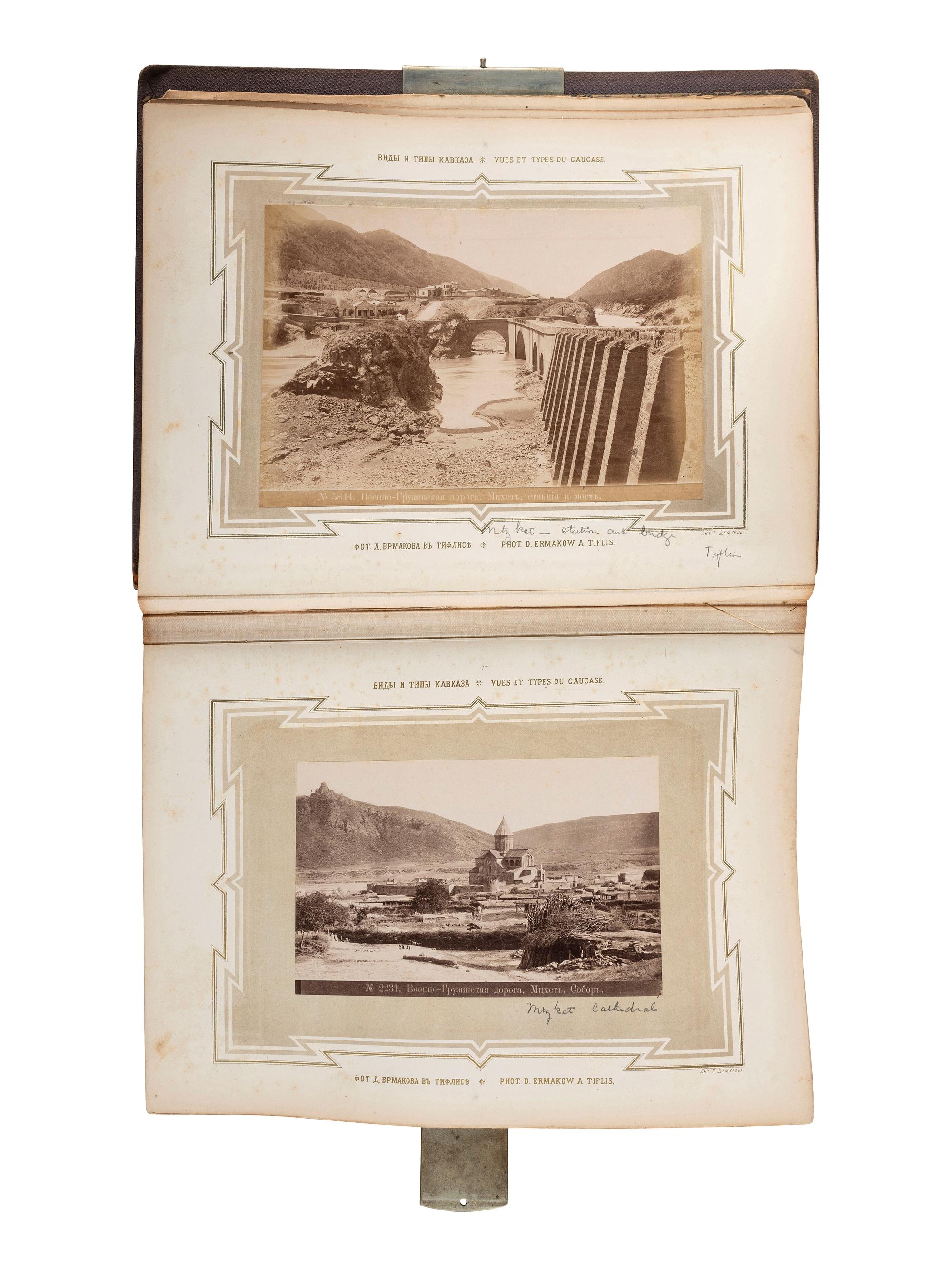 [EARLY PHOTOGRAPHY] -- [RUSSIA]. Album containing photographs of Russia. Ca 1860s.