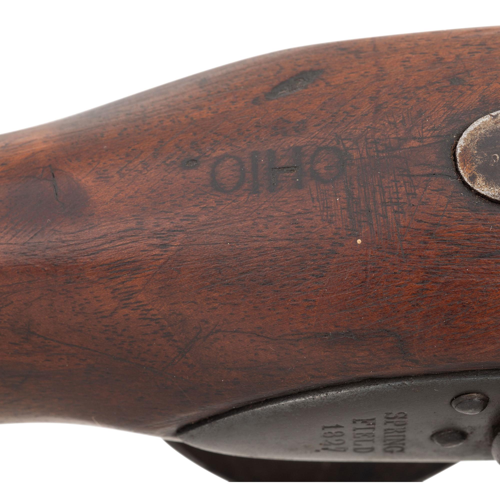 Composite Baden Flintlock Musket with an 1827 Dated US Model 1822 (1816 Type II) Lock